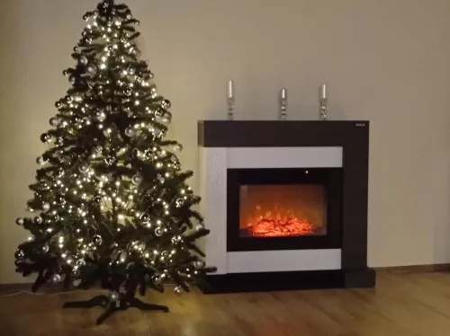 купить Камин электрический ArtFlame Neon & Mirabella, 1200x1270x300 mm, Gri inchis в Кишинёве 