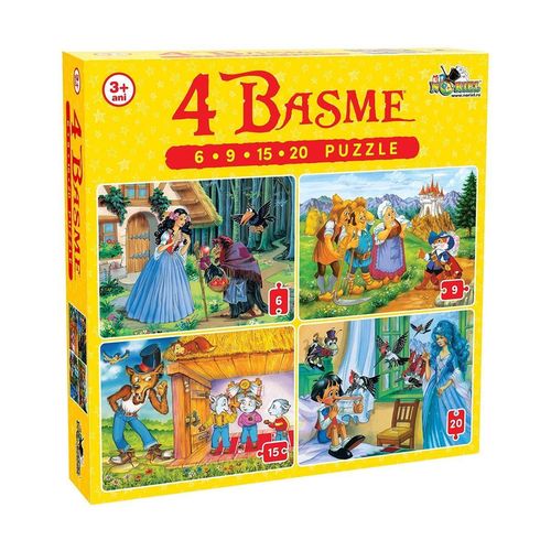 купить Головоломка Noriel NOR2457 Puzzle 4 Basme Mici в Кишинёве 