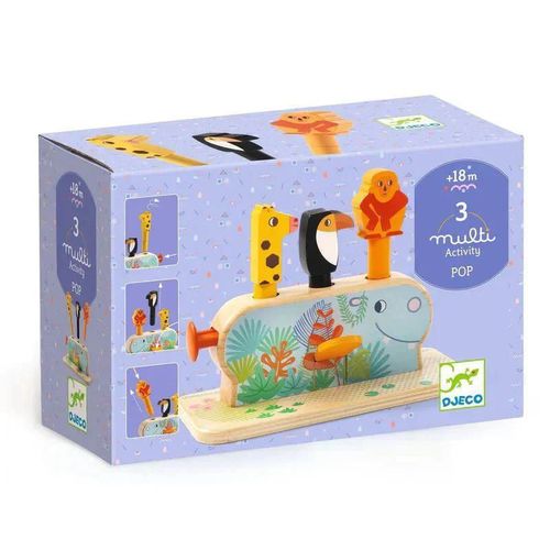 купить Игрушка Djeco DJ06291 Joc din lemn Multi Pop в Кишинёве 