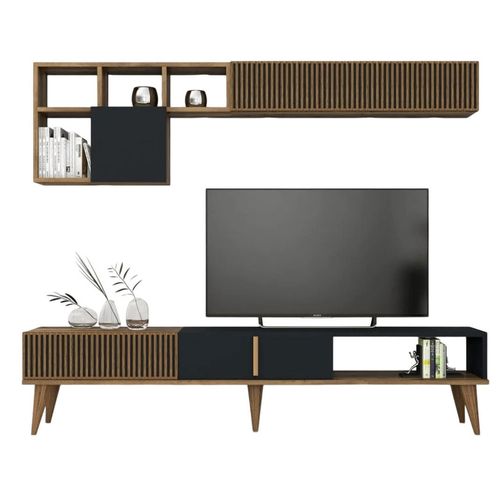 купить Стенка Trendy Milan TV, Nuc, Antracit в Кишинёве 