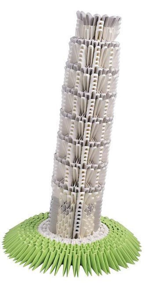 купить Набор для творчества miscellaneous 741 Creagami Art Origami modular Turnul din Pisa (set mare) в Кишинёве 