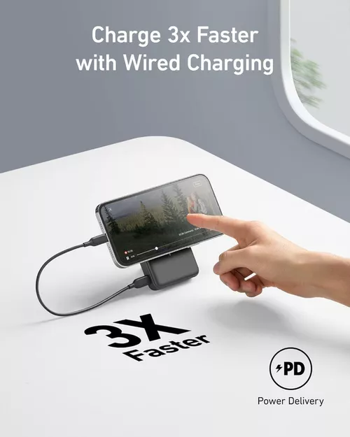 cumpără Acumulator extern USB (Powerbank) Anker 633 MagGo, negru în Chișinău 