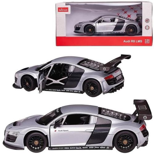 cumpără Mașină Rastar 56100 Die cast 1:24 AUDI R8, argintie, 60582 în Chișinău 