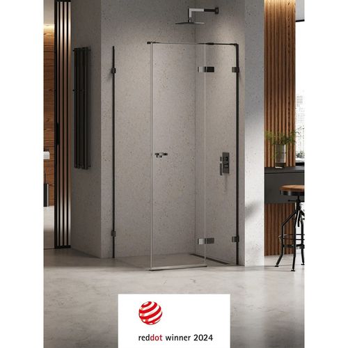 купить Душевая кабина New Trendy Eventa Black Chrome Rectangular L 100x90x200 8mm EXK-6159 в Кишинёве 