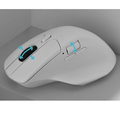 купить Мышь Keychron M6 Wireless Mouse White M6-A3, DPI Range 100-26000, 650 IPS, Polling Rate 1000 Hz (2.4 GHz/Wired mode), Battery 800 mAh, USB Type-C, White в Кишинёве 