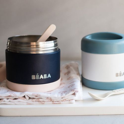 Термос для продуктов Beaba Thermo-portion White \ Blue 500 ml 