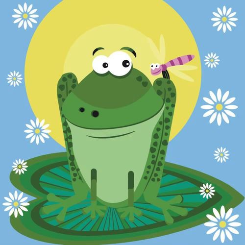 купить Картина по номерам Strateg R18 /29 (ES058)(20695) Broscuta, 30x30 cm в Кишинёве 