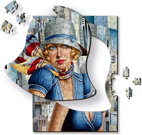 cumpără Puzzle Trefl 20251 Wooden puzzle. Vară în oraș, Catherine Abel, 200el în Chișinău 