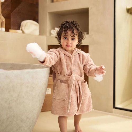 cumpără Accesoriu pentru baie Jollein 060-809-67113 Halatel de baie Wild Rose (3-4 ani) în Chișinău 