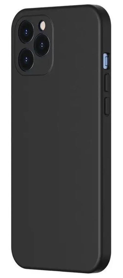 cumpără Husă pentru smartphone Baseus Liquid Silicone Gel Protective iPhone 12 Pro, Black în Chișinău 
