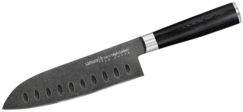 купить Нож Samura MO-V Stonewash Santoku 180mm (SM-0094B) в Кишинёве 