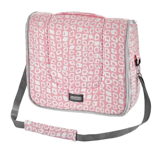 купить Сумка для мам BabyJem 771 многофункциональная 3 в 1 Розовая, 60x100 cm в Кишинёве 