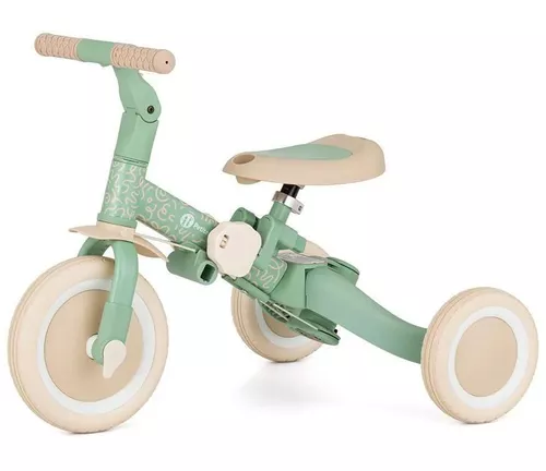 купить Велосипед-коляска Petite&Mars 613480 Tricicleta evolutiva 5in1 Turbo Limited Edition Green Twist в Кишинёве 