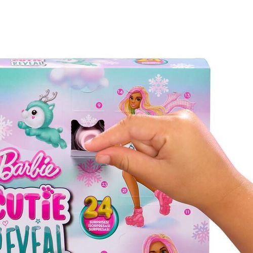 cumpără Păpușă Barbie HJX76 Cutie Reveal Calendaru Advent de iarnă în Chișinău 