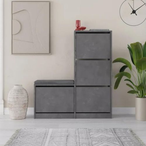 cumpără Raft pentru încălțăminte Trendy Oslo, Gri în Chișinău 