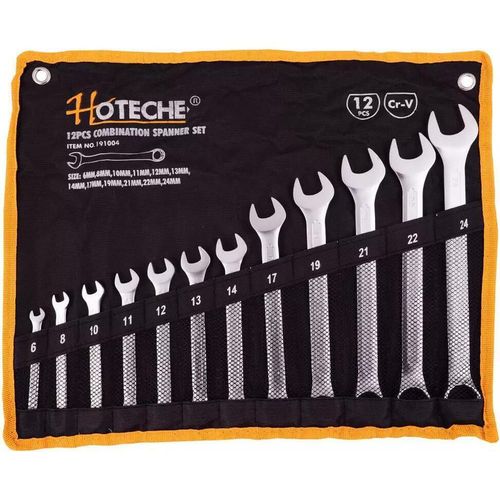 cumpără Set de unelte de mână Hoteche 191004 Набор комбинир. ключей 6-24mm 12шт în Chișinău 