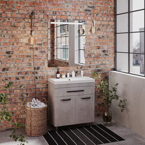 cumpără Dulap pentru lavoar miscellaneous DIJON 75 (TG 8057) Beton în Chișinău 