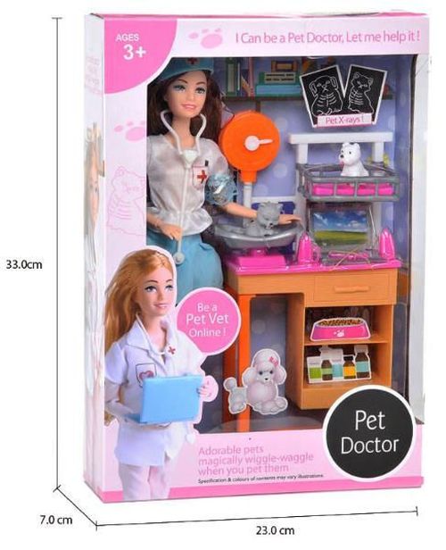 cumpără Păpușă Essa JX200-17 Set de joc Clinica veterinară în Chișinău 