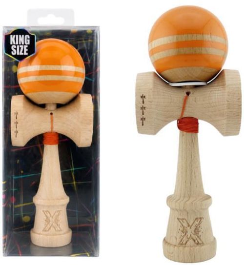 купить Активная игра Essa 164337 Kendama Flippy X Original Rainbow, King Size, portocaliu-maro в Кишинёве 