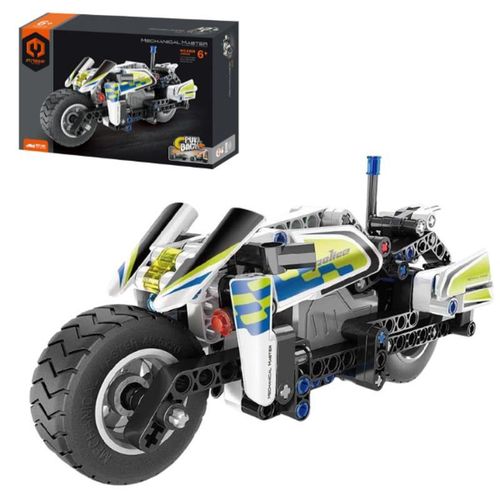 купить Конструктор iM.Master 5806 Motocicletă de poliție, Mechanical Master, cu inerție, 193pcs в Кишинёве 