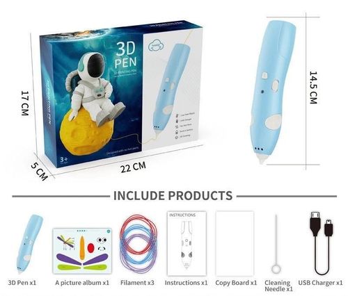 купить Набор для творчества 4Play AT123 3D Pen в Кишинёве 