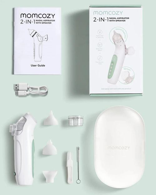 купить Аспиратор назальный Momcozy BN007-GE12BA-A BreezyClear 2in1 (electric) в Кишинёве 
