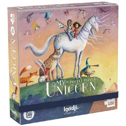 cumpără Puzzle Londji PS002 Poster Unicorn (30x40cm) în Chișinău 