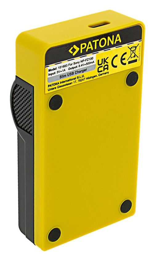 купить Зарядное устройство для фото-видео Patona 151683, Slim USB Charger with USB-C Input f. Sony NP-FZ100 в Кишинёве 