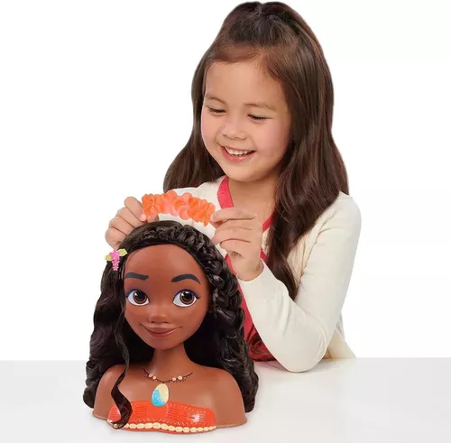 купить Кукла Disney DPR 87621F Голова Basic Moana Styling Head в Кишинёве 