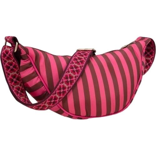 купить Сумка плечевая Pip Studio 51.273.418 Freya Half Moon Cross Body Bag Stripe Pink 34x10x16cm в Кишинёве 