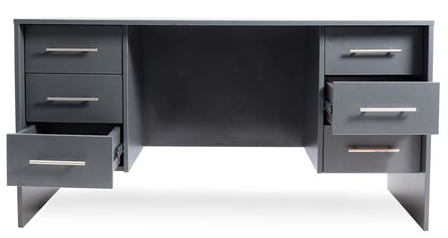 купить Офисный стол Andra Masă de birou cu 2 casetiere Gri închis в Кишинёве 