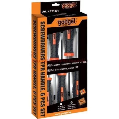 cumpără Set de unelte de mână Gadget tools 221301 набор отверток 6шт.Cr-V în Chișinău 
