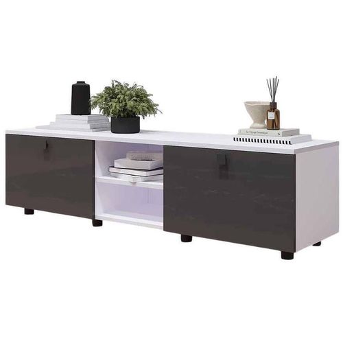 купить Тумба напольная для TV Mobildor-Lux ZEN (180x35x38H cm) PAL 8681, MDF SL-09 в Кишинёве 