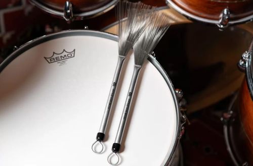 купить Аксессуар для музыкальных инструментов MEINL SB309 Vintage Wire Brush - Periute Tobe/Miner Aluminiu в Кишинёве 