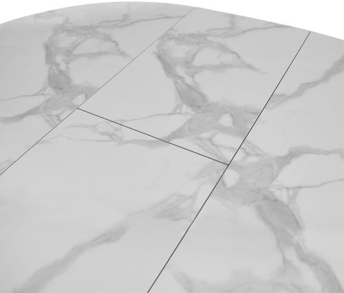 cumpără Masă Deco Ceramica Pina 1100(400)*760 Luka White în Chișinău 