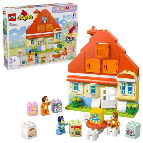 купить Конструктор Lego 10459 Duplo: Casa familiei lui Bluey cu joc de memorie в Кишинёве 