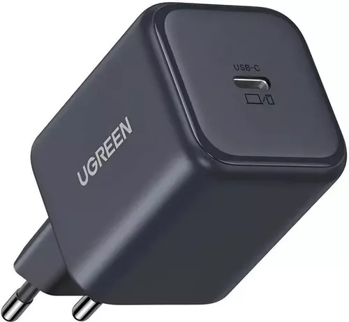 купить Зарядное устройство сетевое Ugreen 65052 GaN Charger 1xType-C 45W X524, Black в Кишинёве 