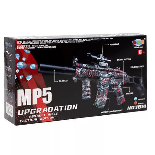купить Игрушечное оружие New World 1627-5 Электрический водяной пистолет-пуля, MP5, 782038 в Кишинёве 