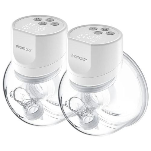 cumpără Pompă pentru sân Momcozy BP275-WH71BA-A Pompa de san electrica dubla S12 Pro White în Chișinău 