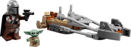 купить Конструктор Lego 75436 The Mandalorian&Grogu's Speeder Bike в Кишинёве 
