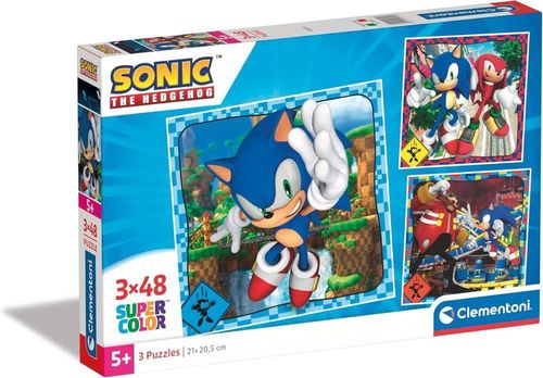 купить Головоломка Clementoni Puzzle 3x48 Square Sonic (25320) в Кишинёве 