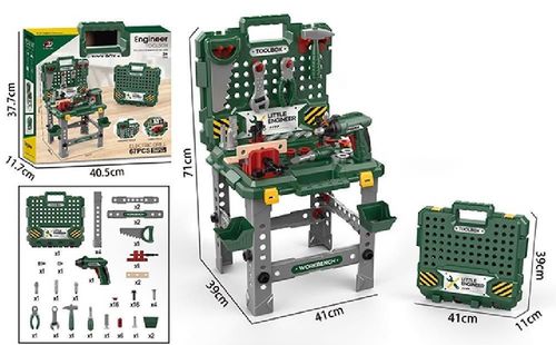 cumpără Jucărie Richi (11441) Trusă de scule pentru copii în valiză, bormașină cu baterii în Chișinău 