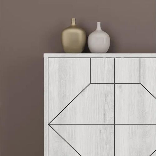 cumpără Casetieră Trendy Duna 183, Alb antic 184x77x35cm în Chișinău 