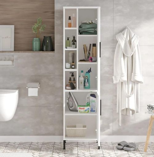 купить Шкаф-пенал Trendy VI2-W 45x173x35cm, multifunctionala (GTR006716) в Кишинёве 