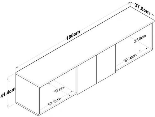 купить Шкаф Trendy EA114-2720 (GTR005505) в Кишинёве 
