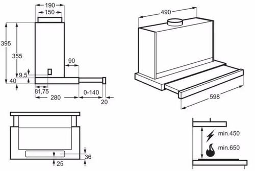 купить Вытяжка Electrolux LFP616X в Кишинёве 