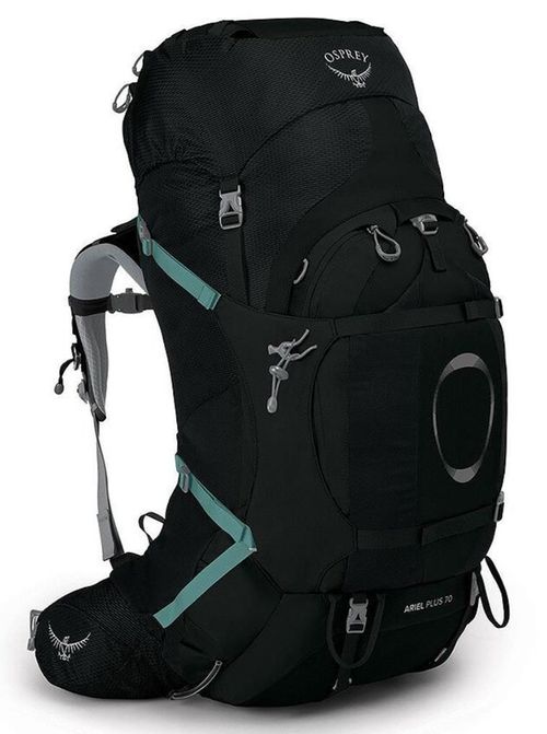 cumpără Rucsac turistic Osprey Ariel Plus 70 Black WM/WL (843820109733) în Chișinău 
