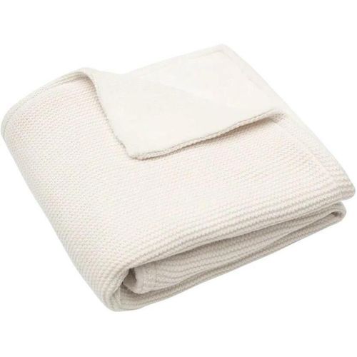 cumpără Lenjerie de pat pentru copii Jollein 517-511-67031 Paturica Basic Knit Ivory/Coral Fleece, 75x100cm în Chișinău 