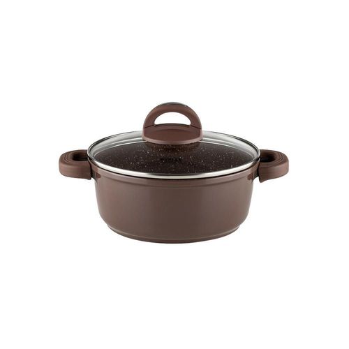 купить Кастрюля Muhler MR-2049M 20x8.5cm, 2.3L, Chocolate, Die-Cast в Кишинёве 