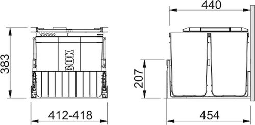 cumpără Accesoriu pentru bucătărie Franke 121.0494.194 Easysort 600-1-4 în Chișinău 